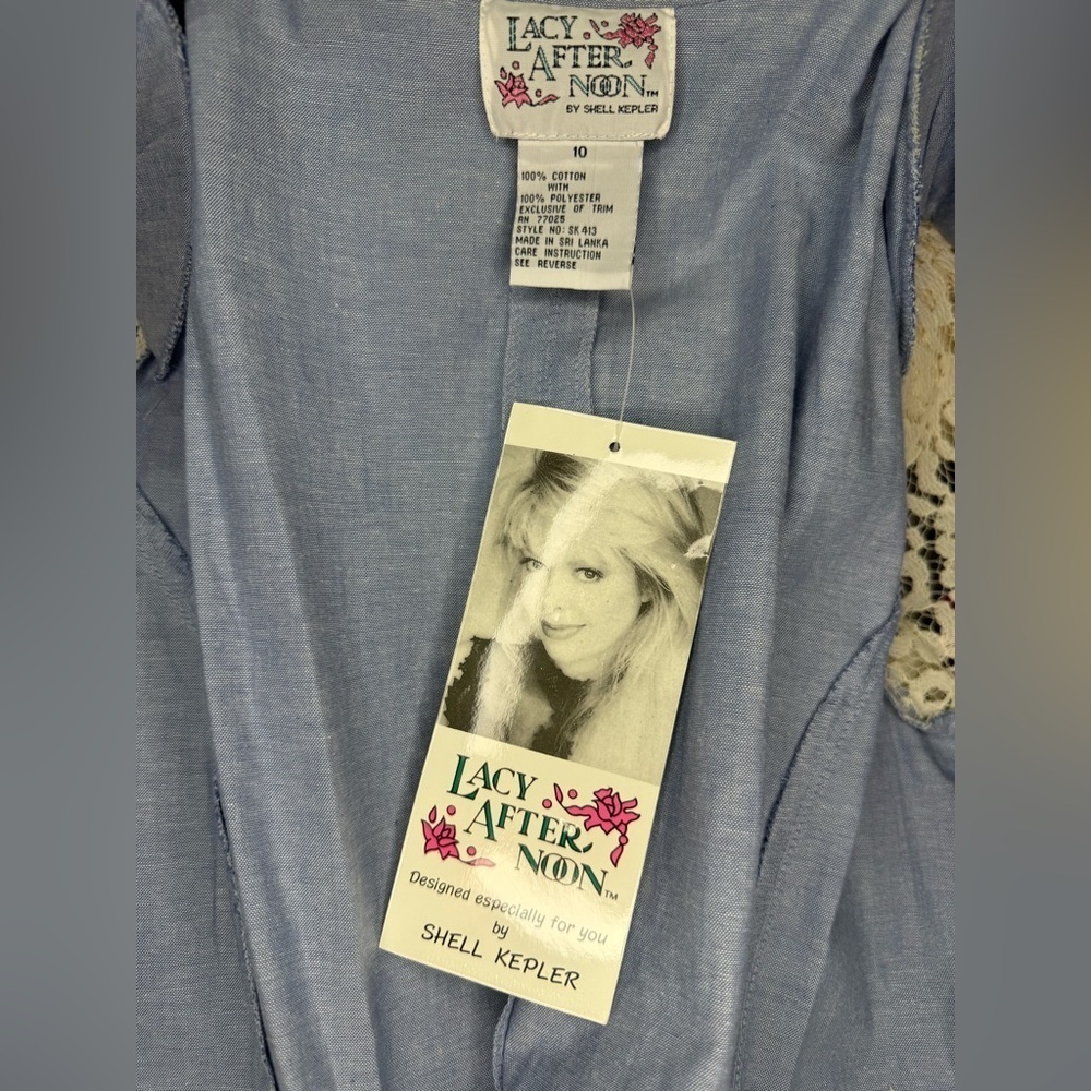 Vintage "Lacy Afternoon" by Shell Kepler Dress — ✨NWT✨ - Picture 10 of 11